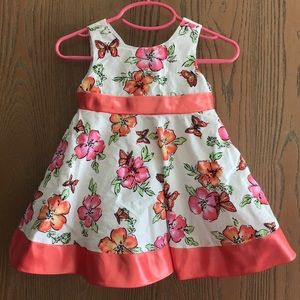 Little Miss Attitude Floral Dress
